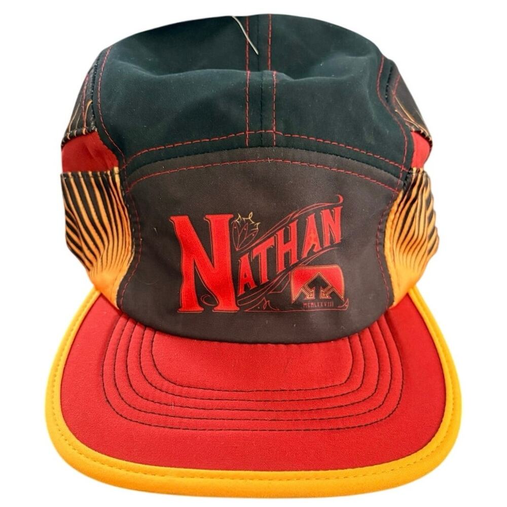 NWT Mens Nathan Quick Stash Run Hat Red Hot Chili Pepper Adjustable One SIze